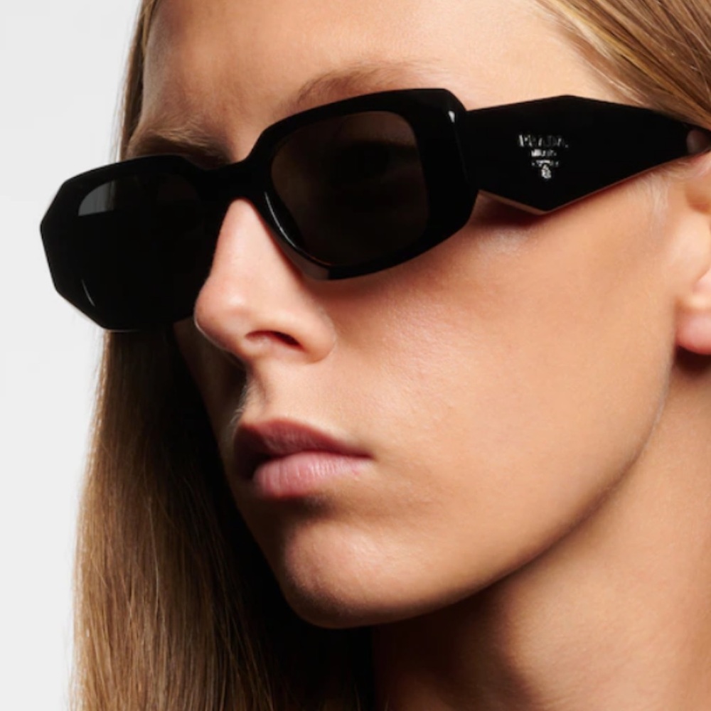 Prada Sleek Black Sunglasses - Picture 2 of 10